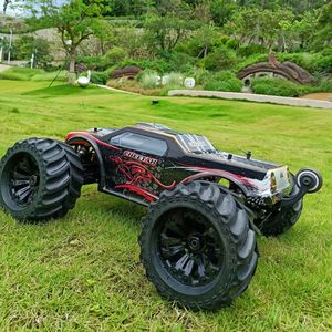 1/10 Electric Brushless monster truck Hobby RC car Metal chassis with black